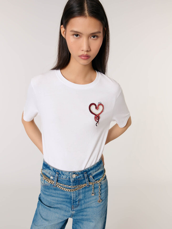 Embroidered T-shirt