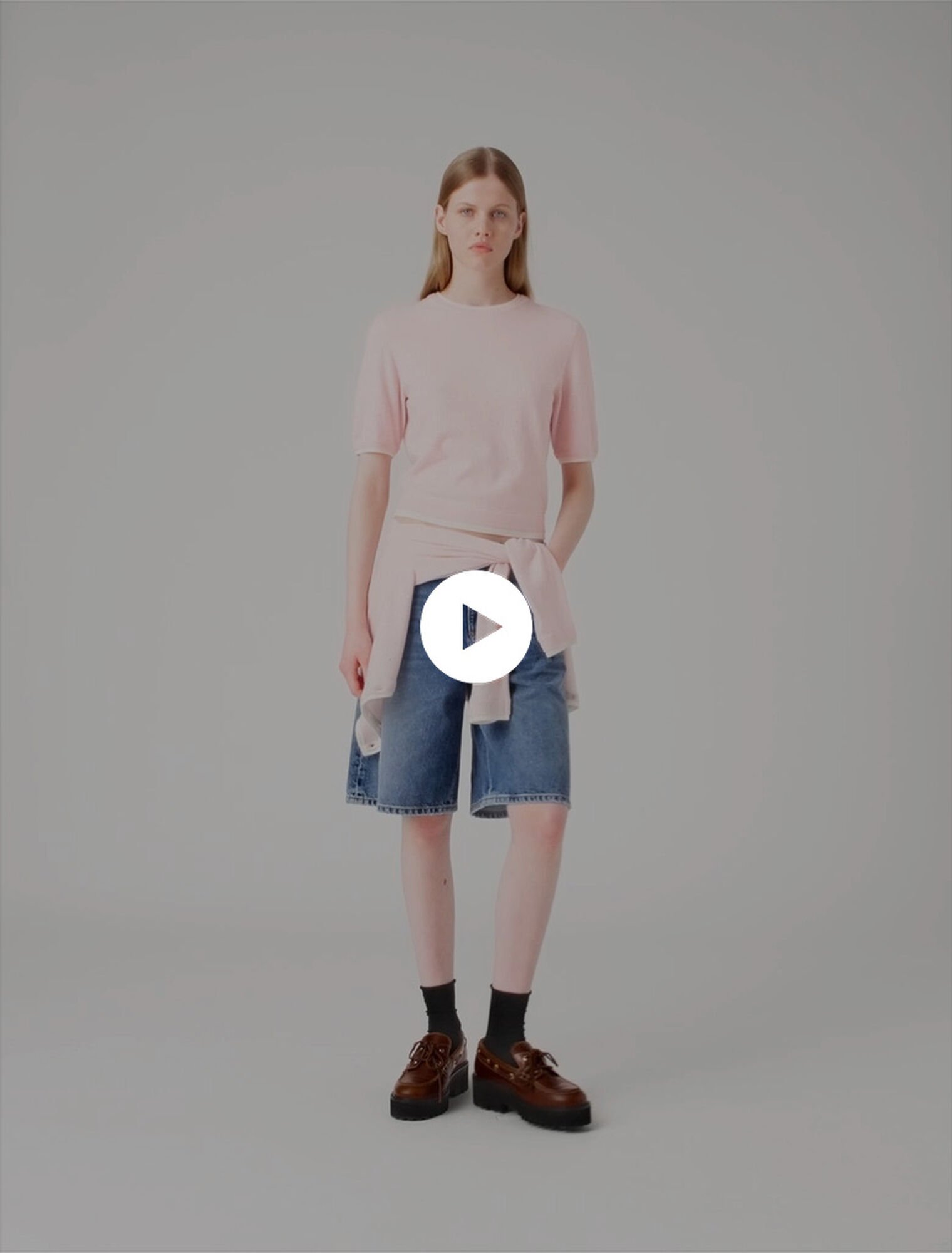 100% wool short-sleeve jumper