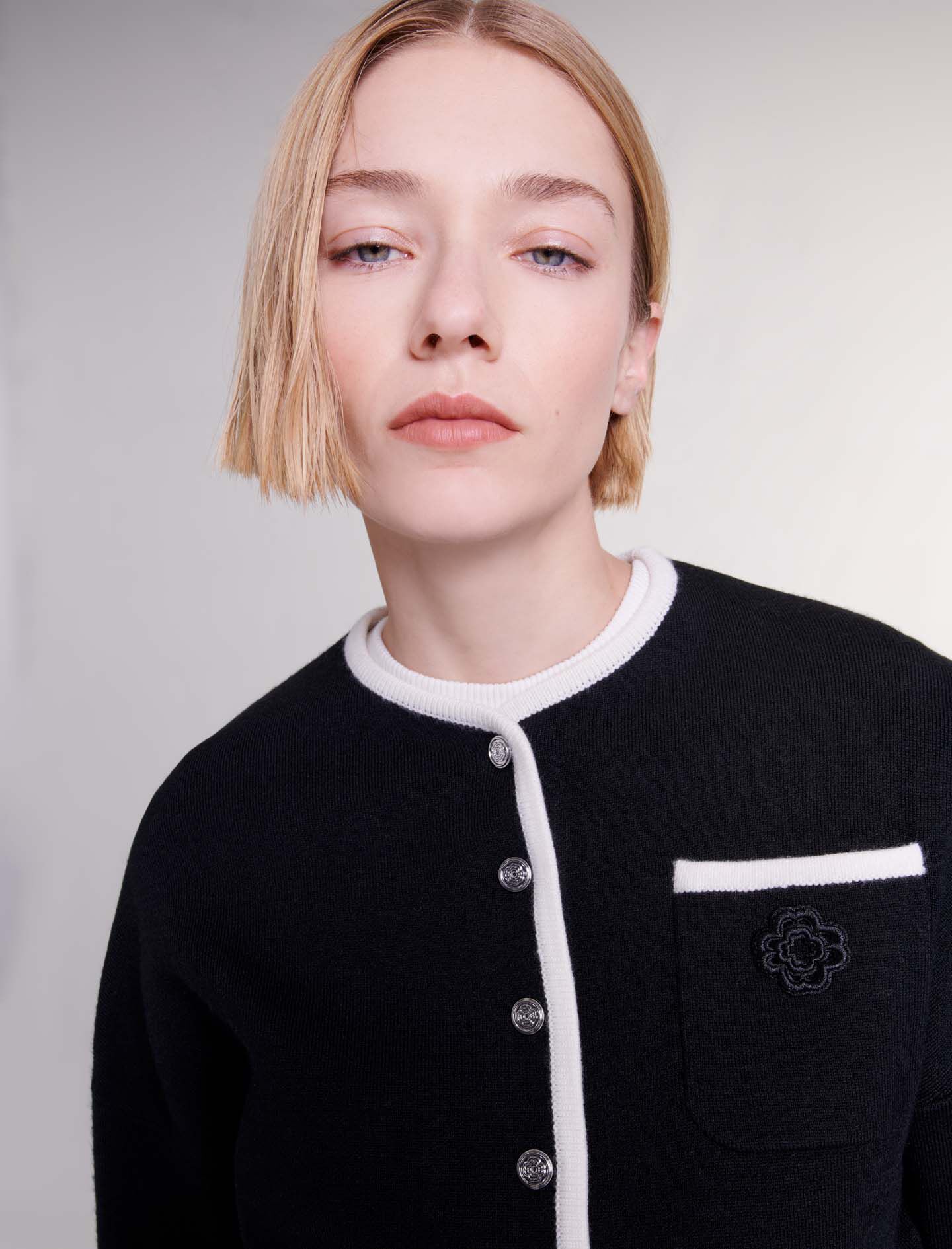 Knit cardigan