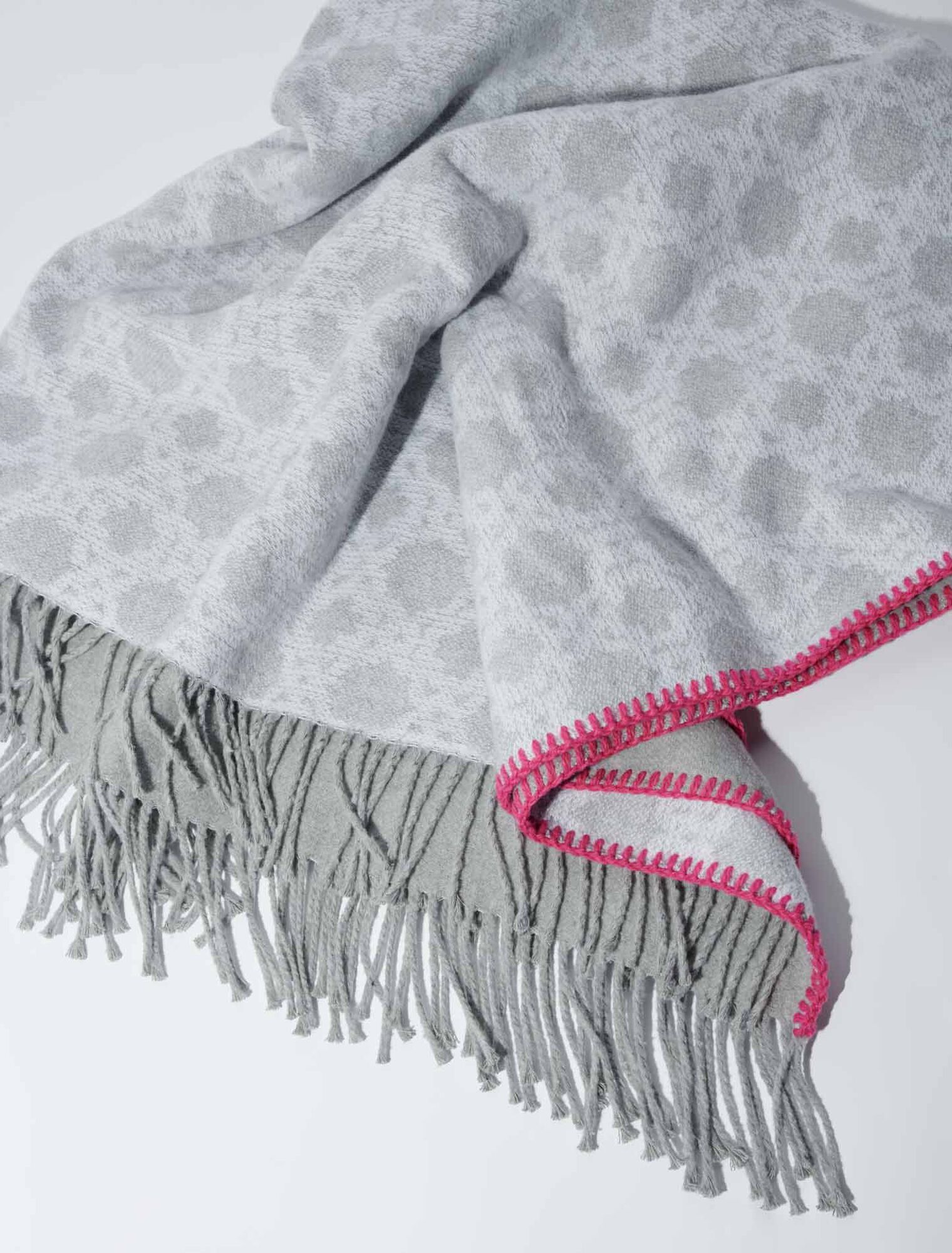 Monogram poncho