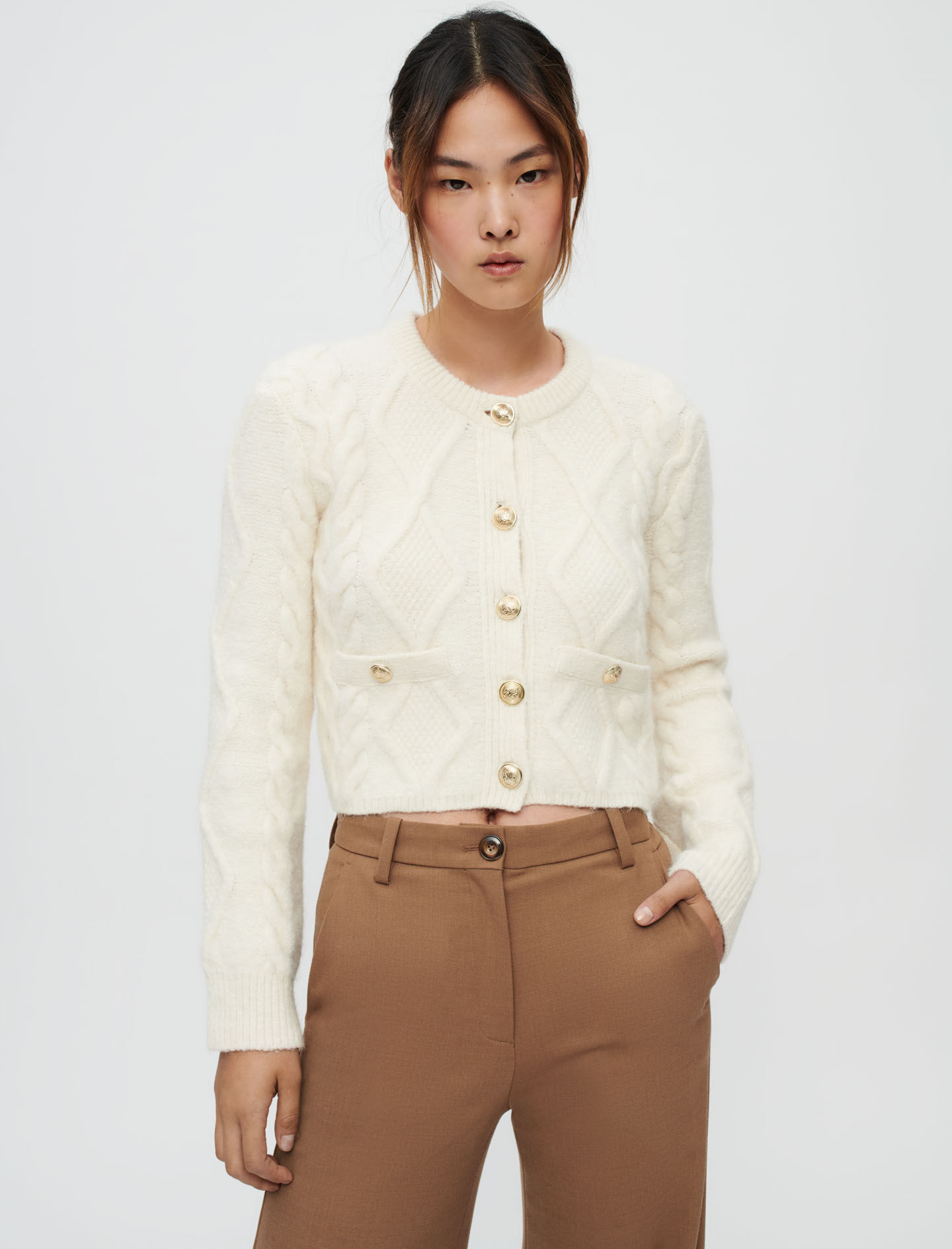 MAJE 売れ筋商品|||マージュ カーディガン アウター レディース Cardigans Beige M maje(マージュ) カーディガン(レディース) - 海外通販のBUYMA
