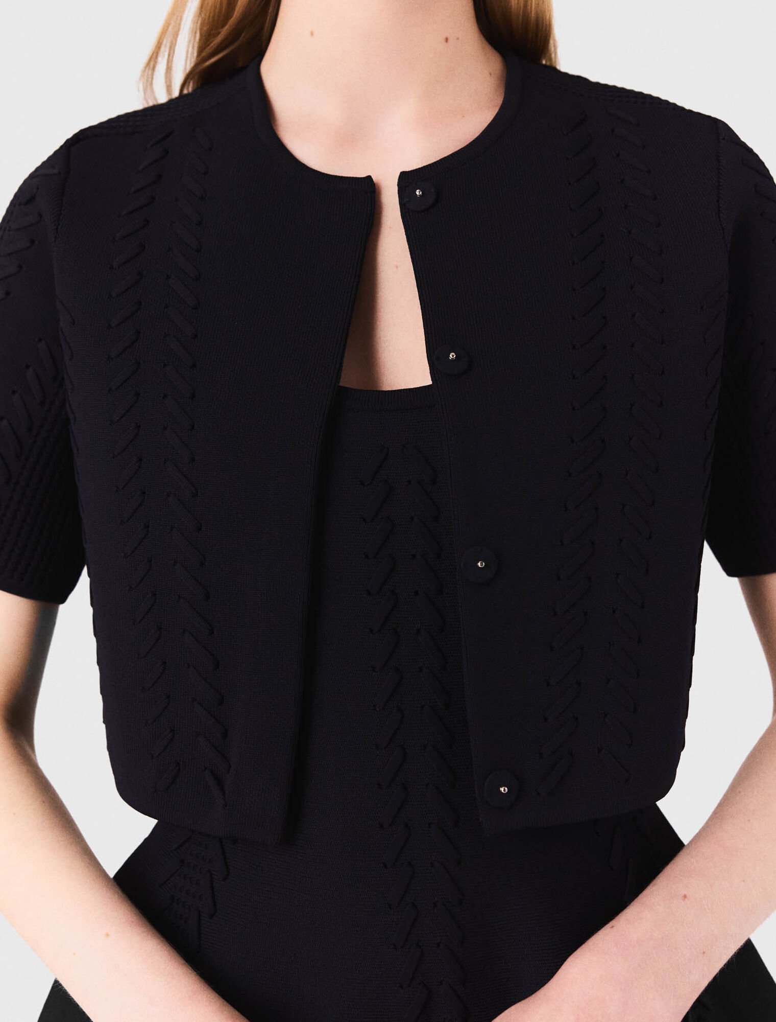 Cropped cardigan