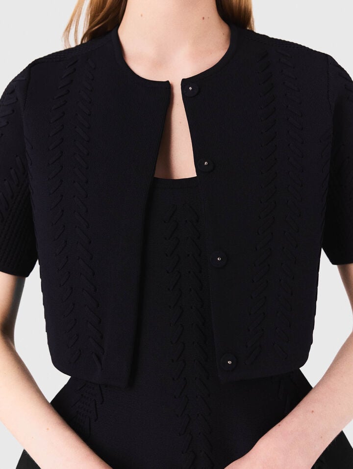 Cropped cardigan