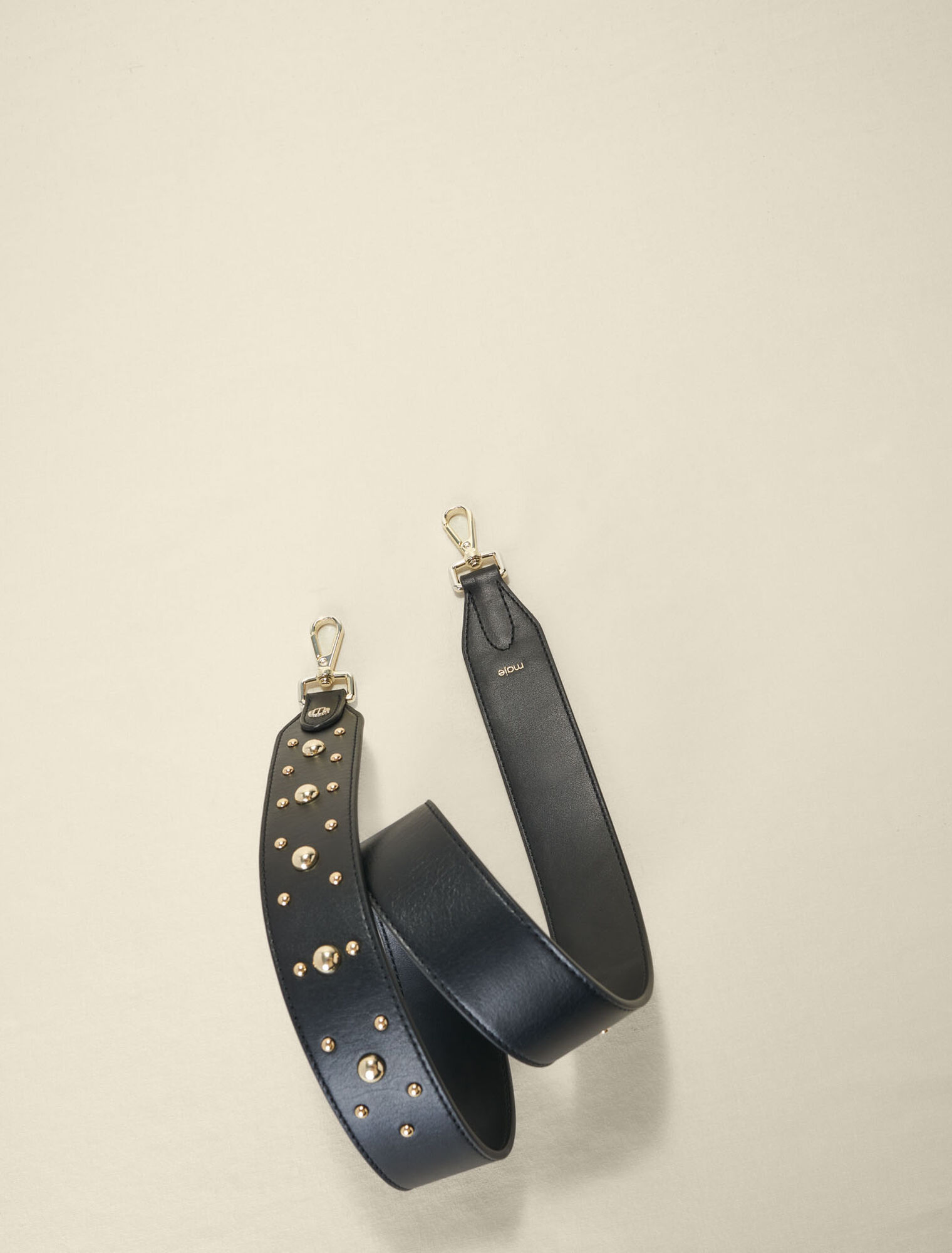 Leather shoulder strap