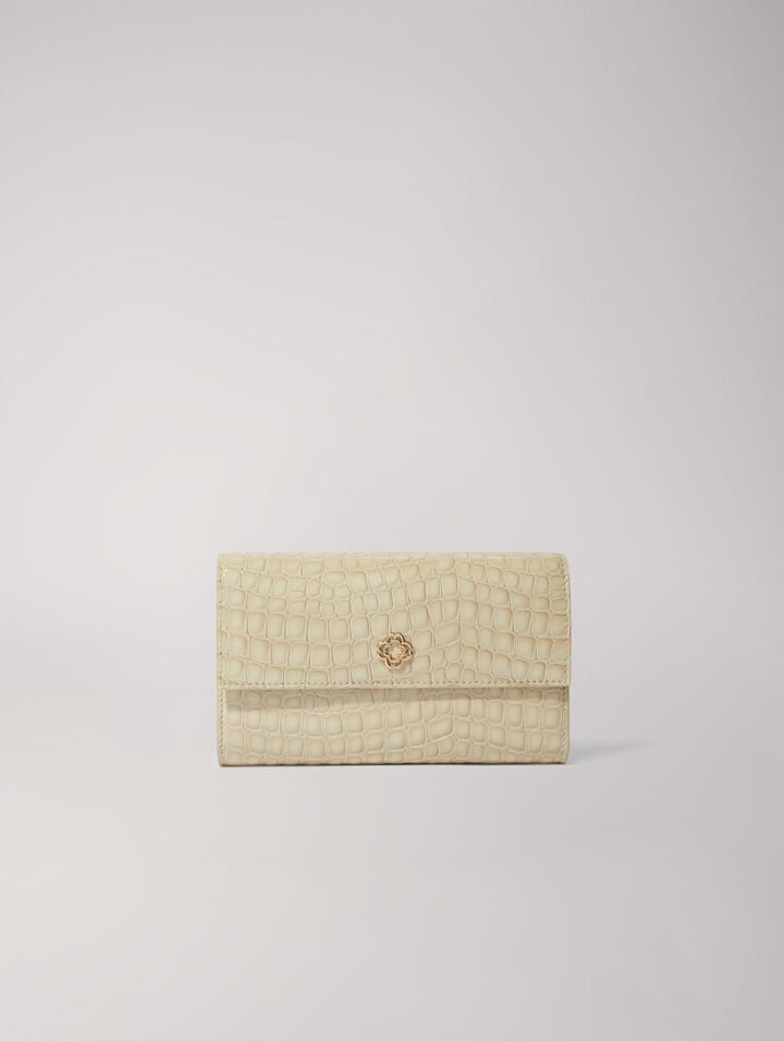 Leather chain wallet