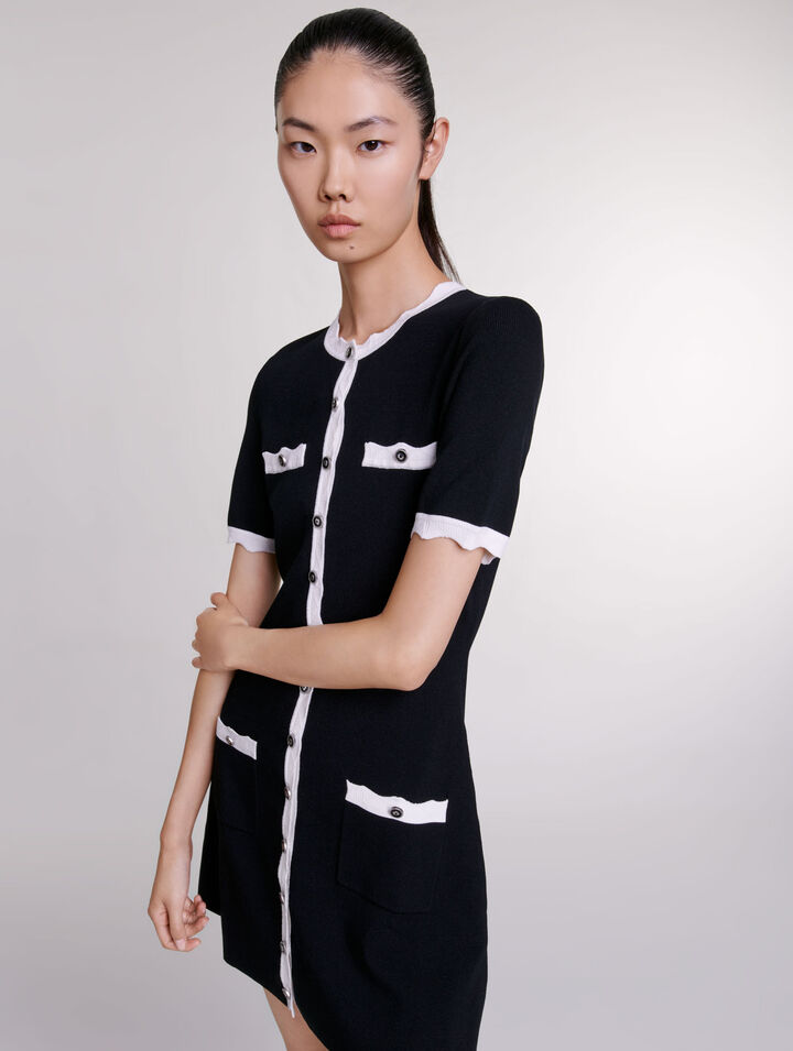 Short knit dress