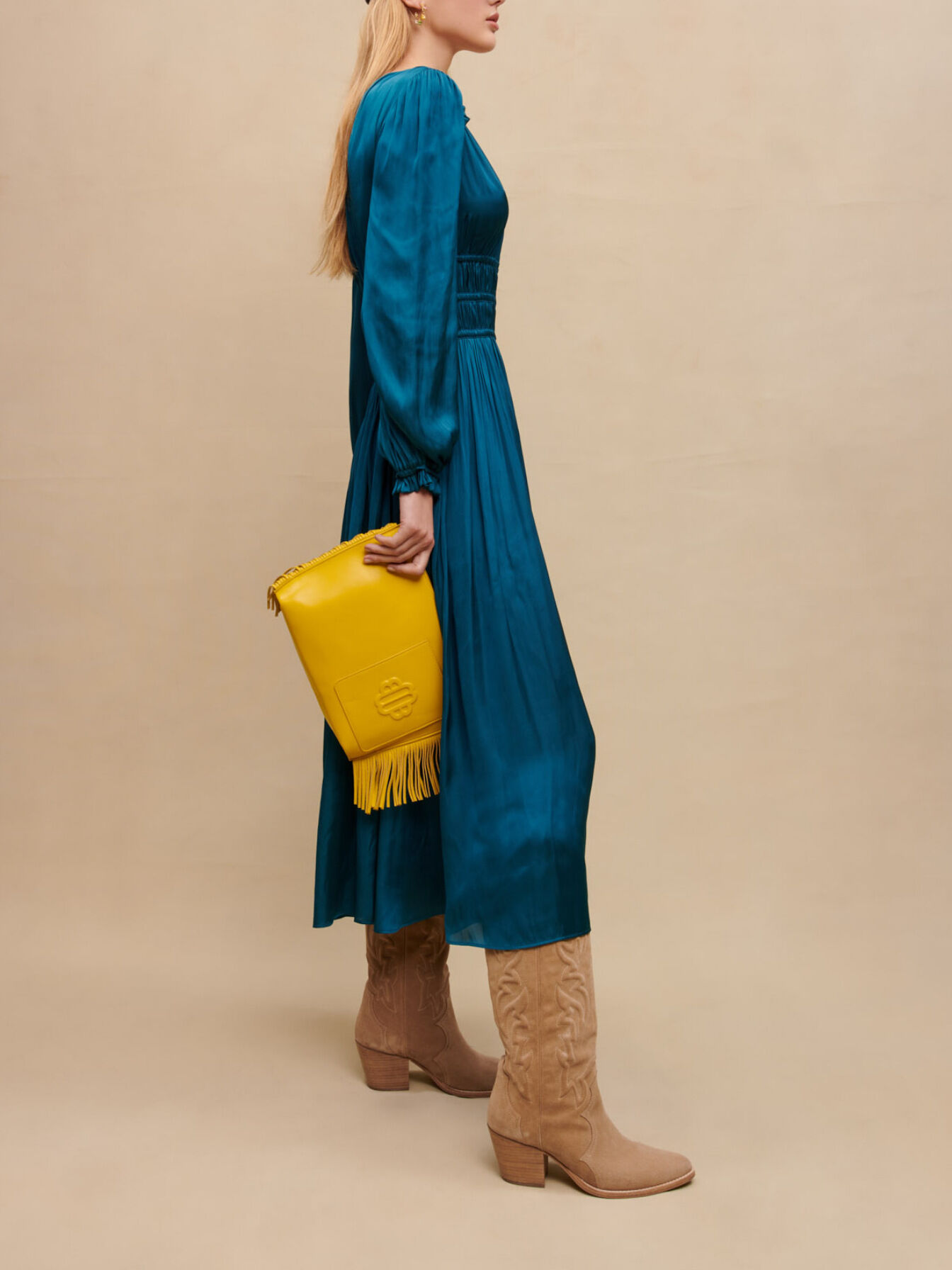 Maje midi dress shop