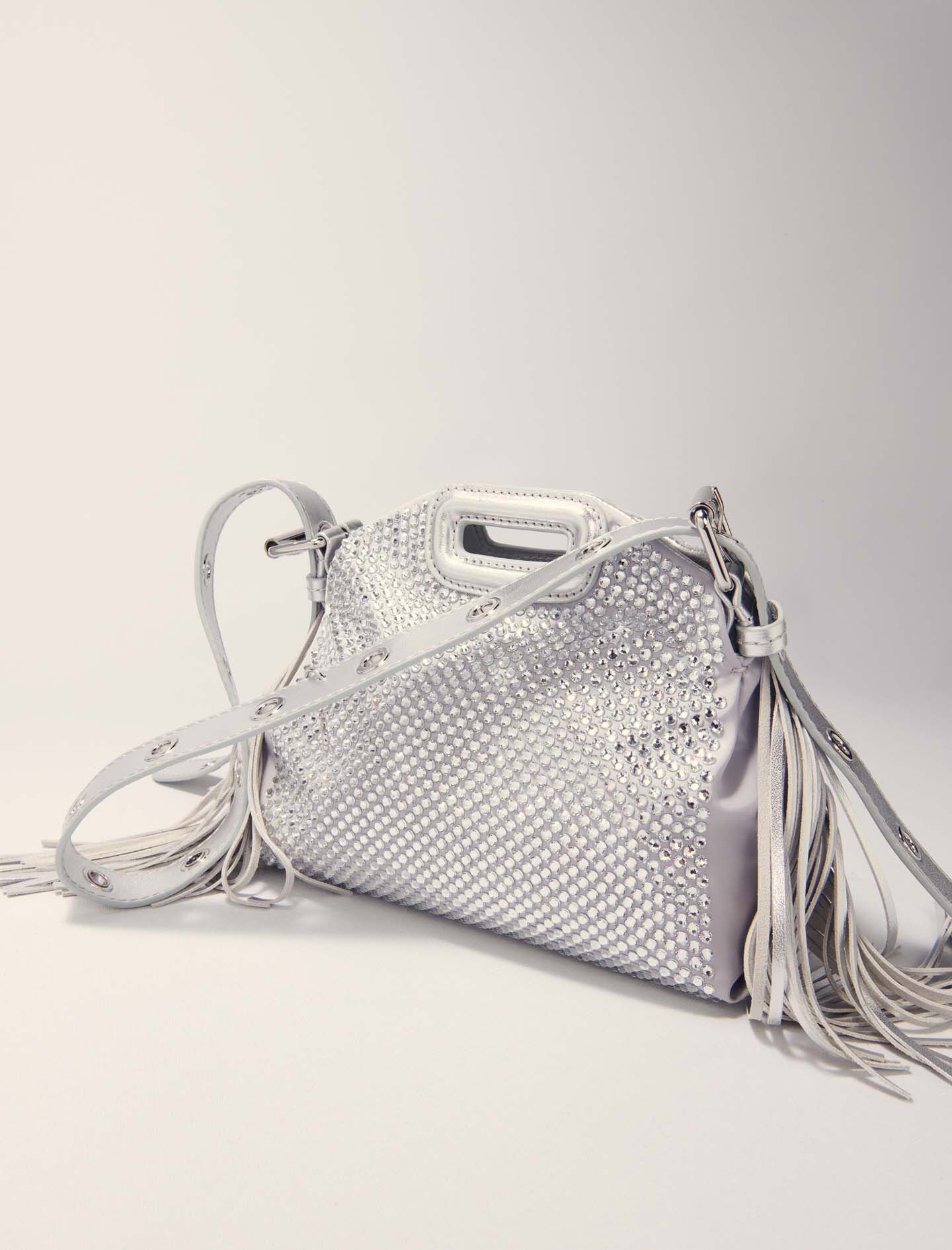 Miss M mini suede bag Brown For Women | Maje