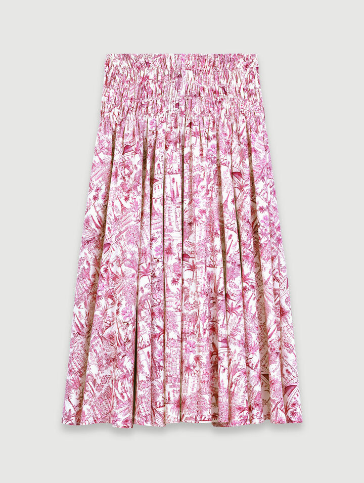 Printed Maxi Skirt