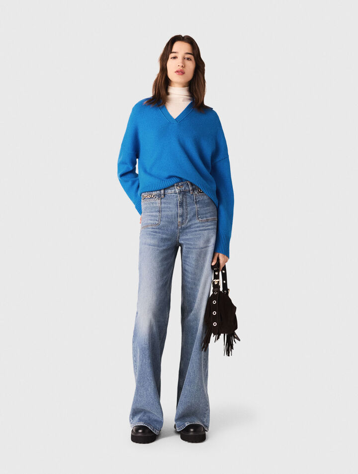 Wool-blend jumper