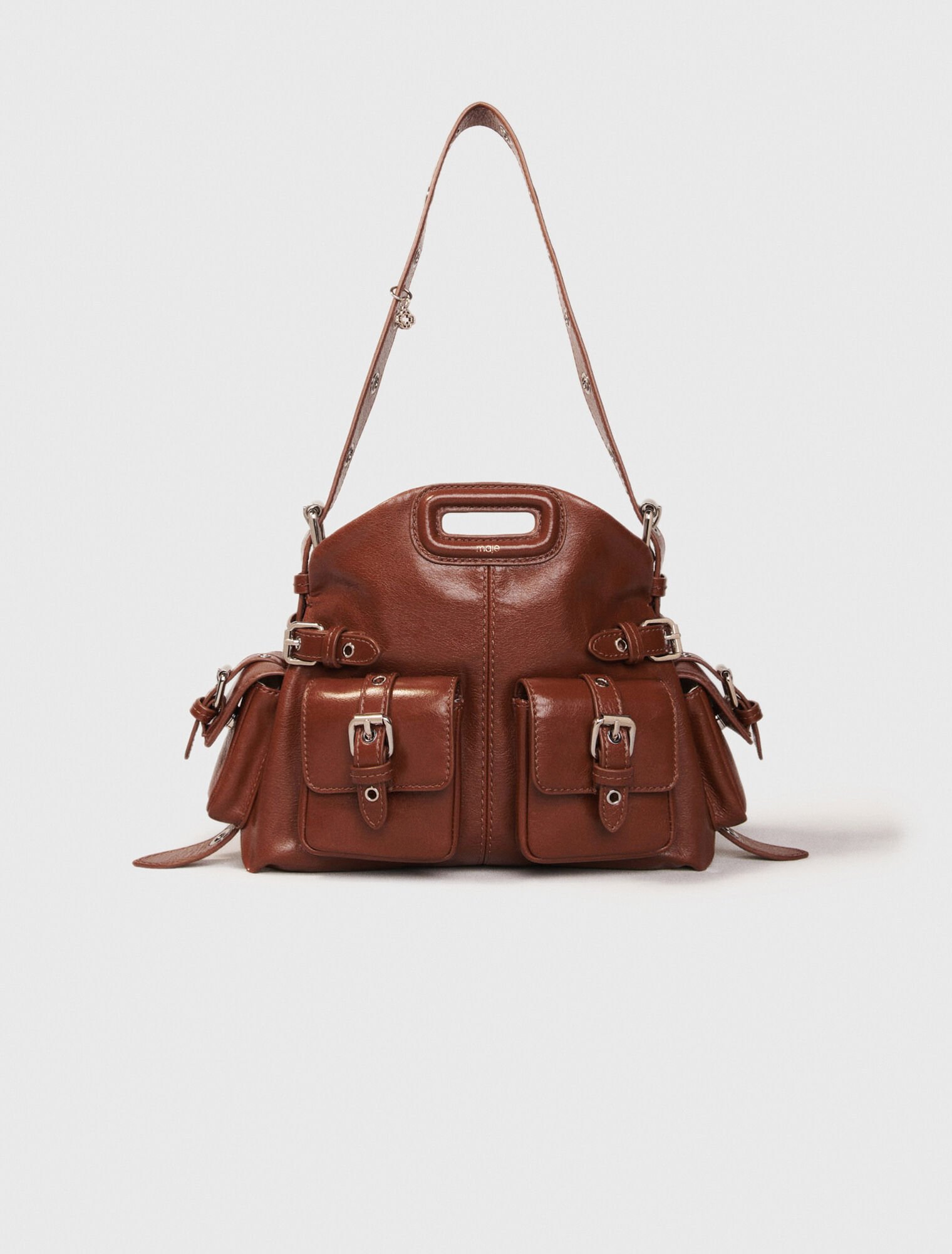 Miss M Mini cargo leather bag