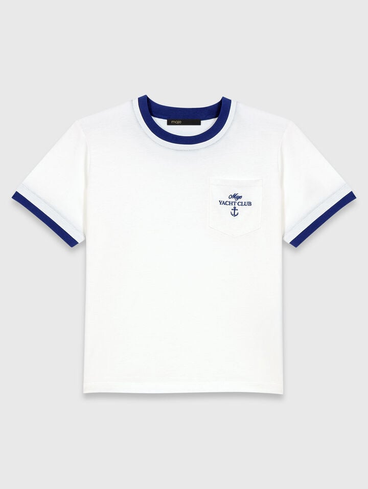 Layered-look T-shirt