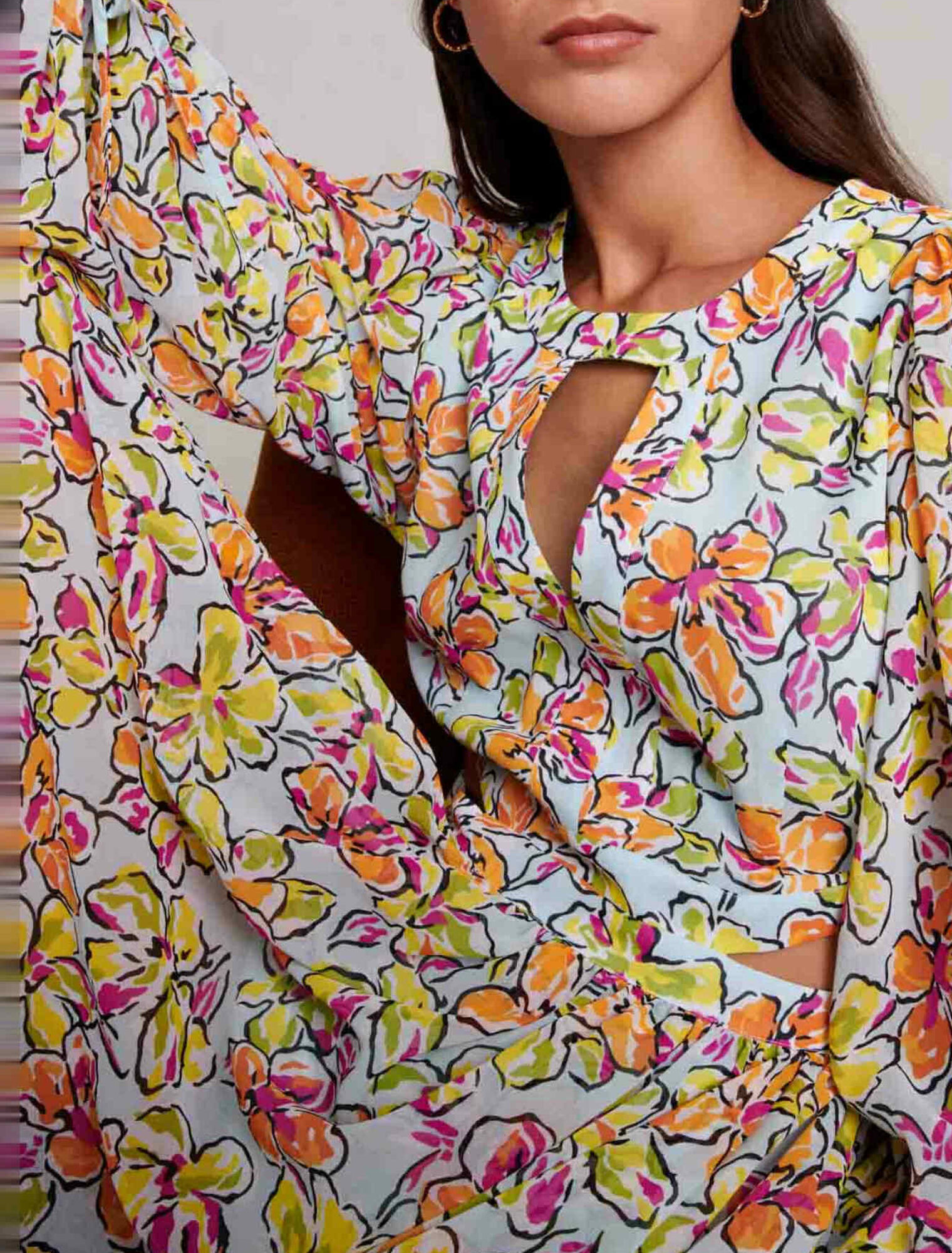 Printed maxi dress