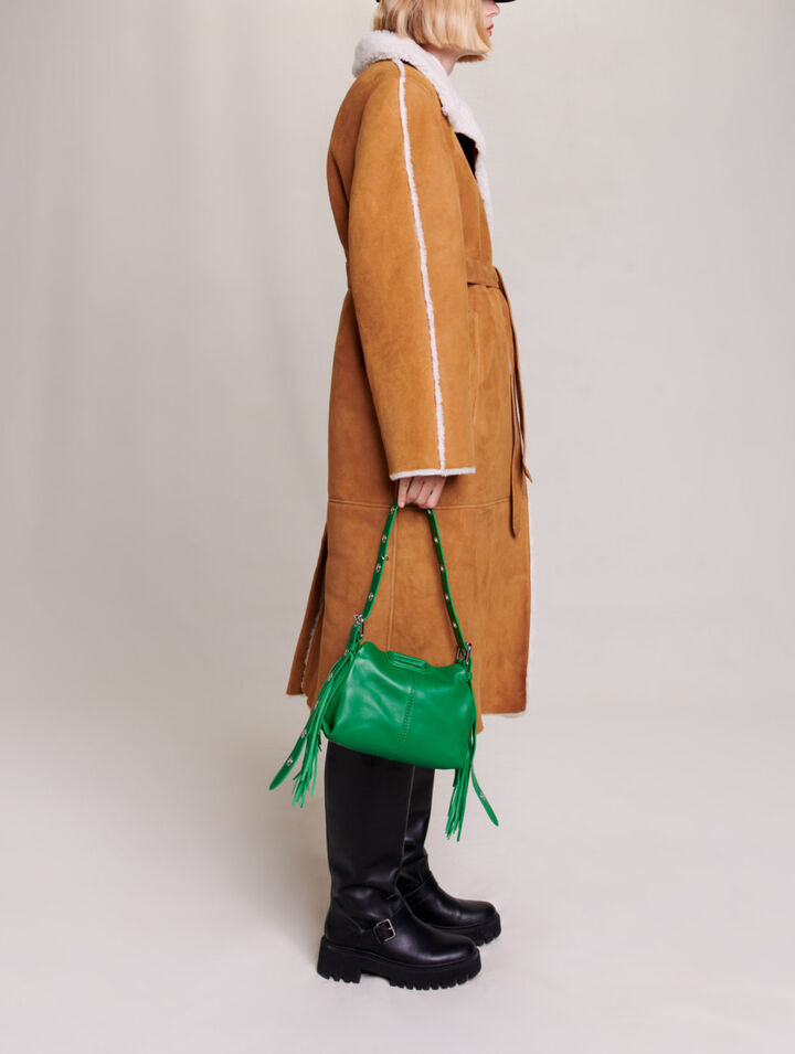 Long fleece coat