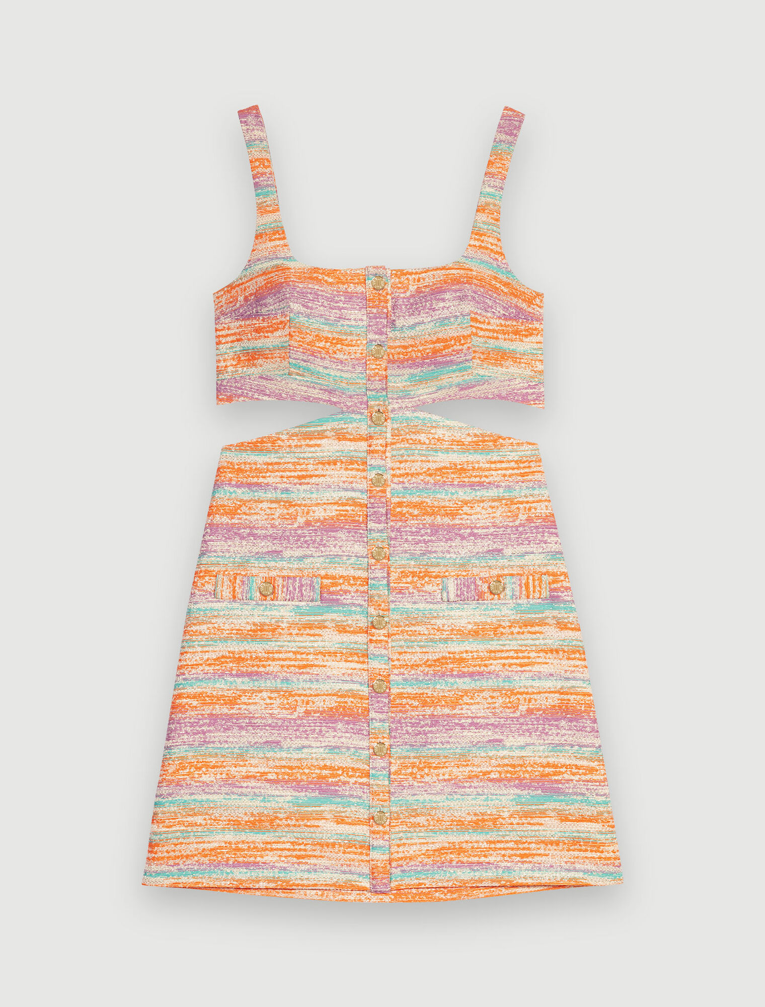 Cut-out short dress