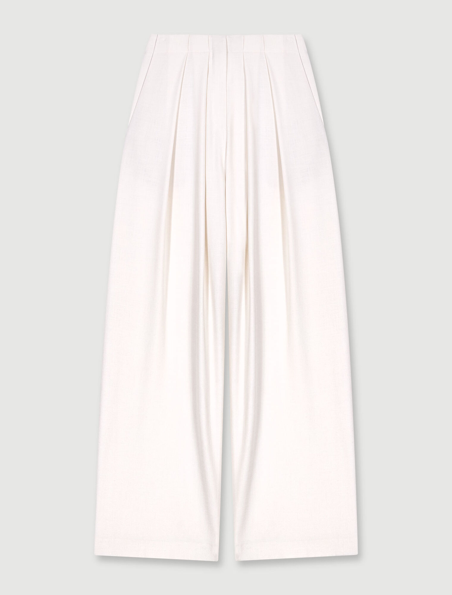Wide-leg suit trousers