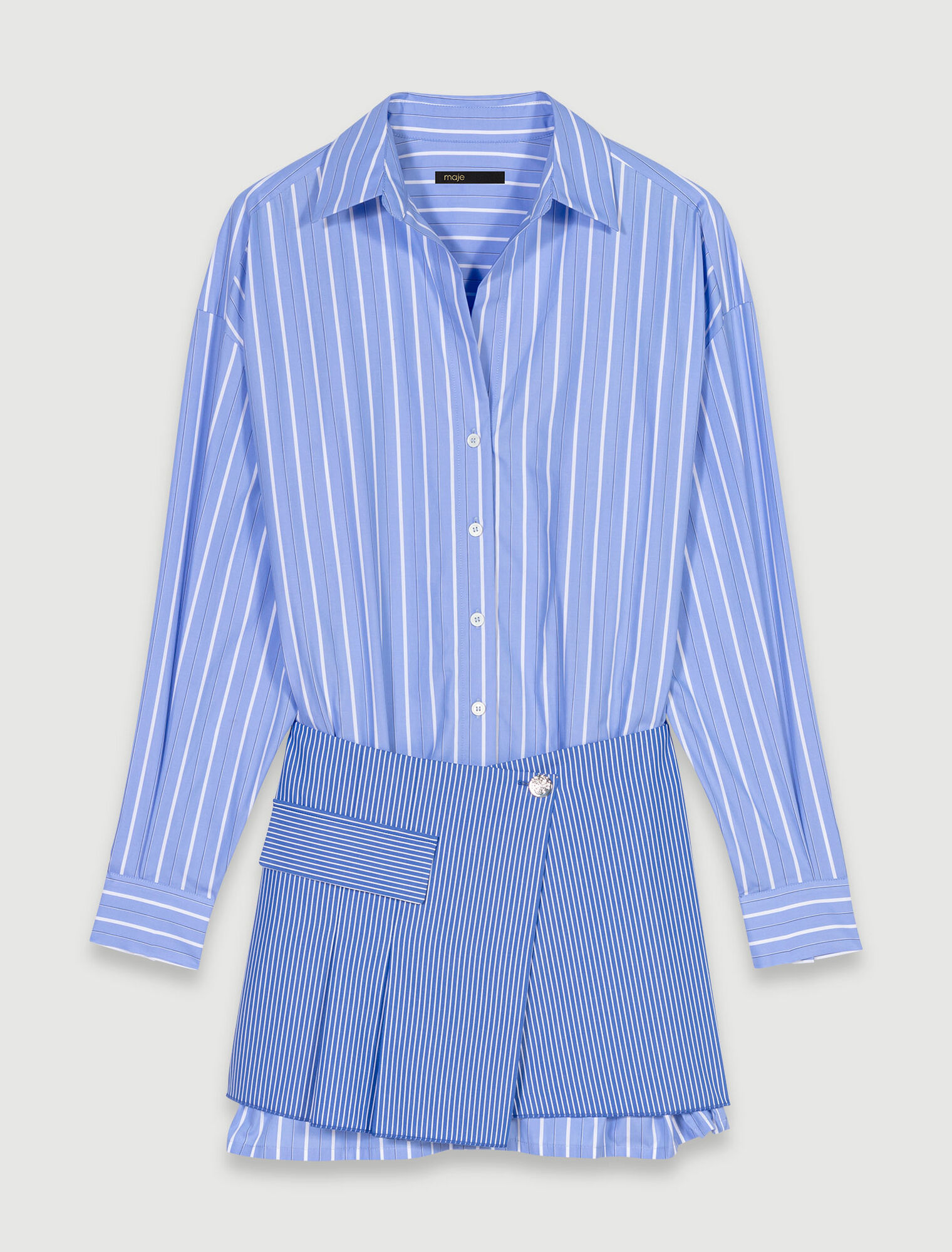 2-in-1 striped dress