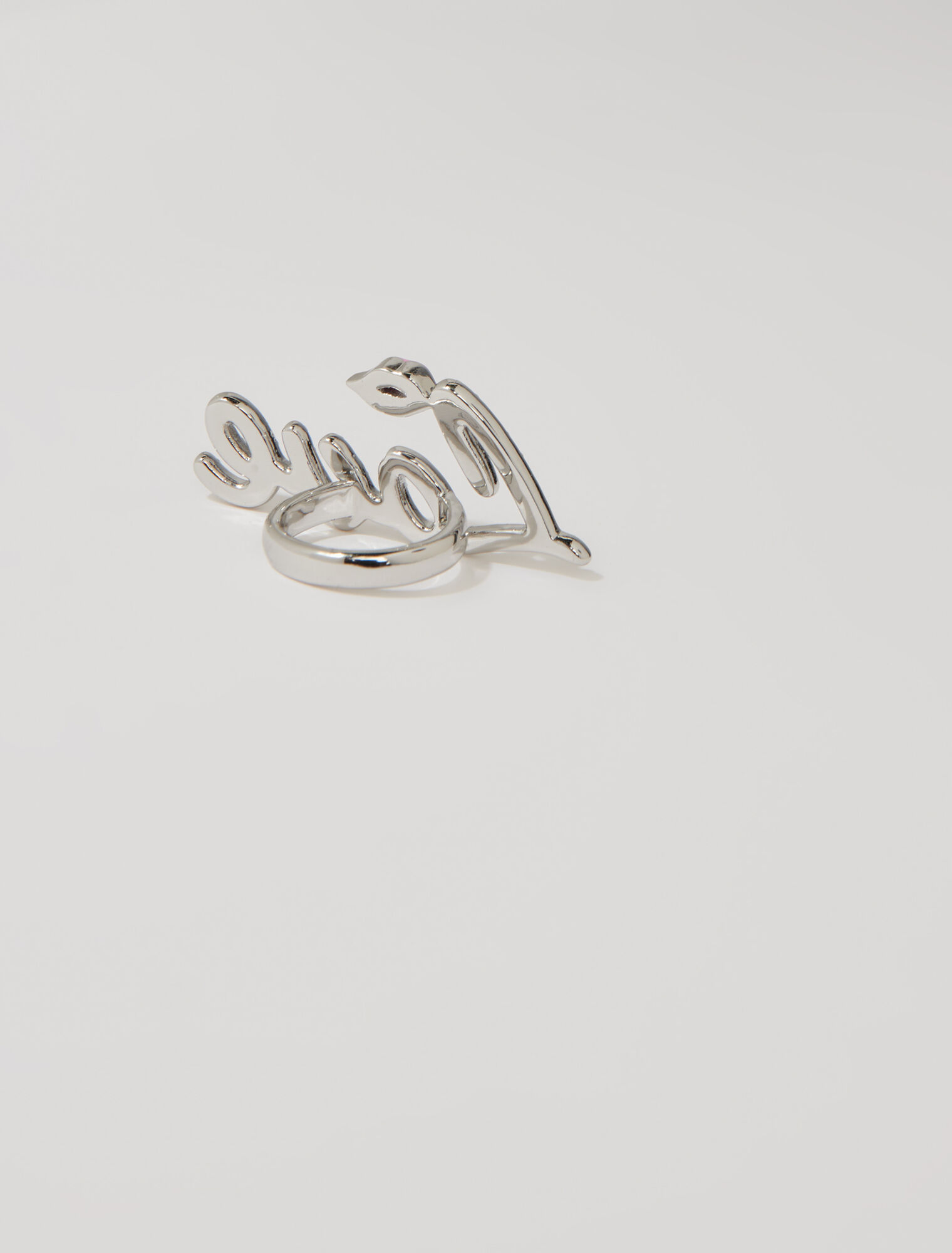 Rhinestone Love ring