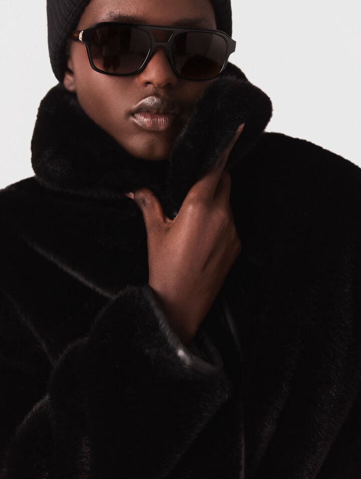 Reversible sequin puffer jacket