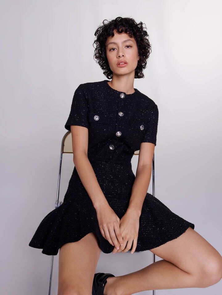 Short tweed dress