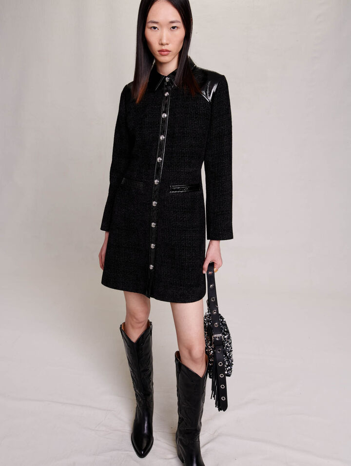 Short tweed dress