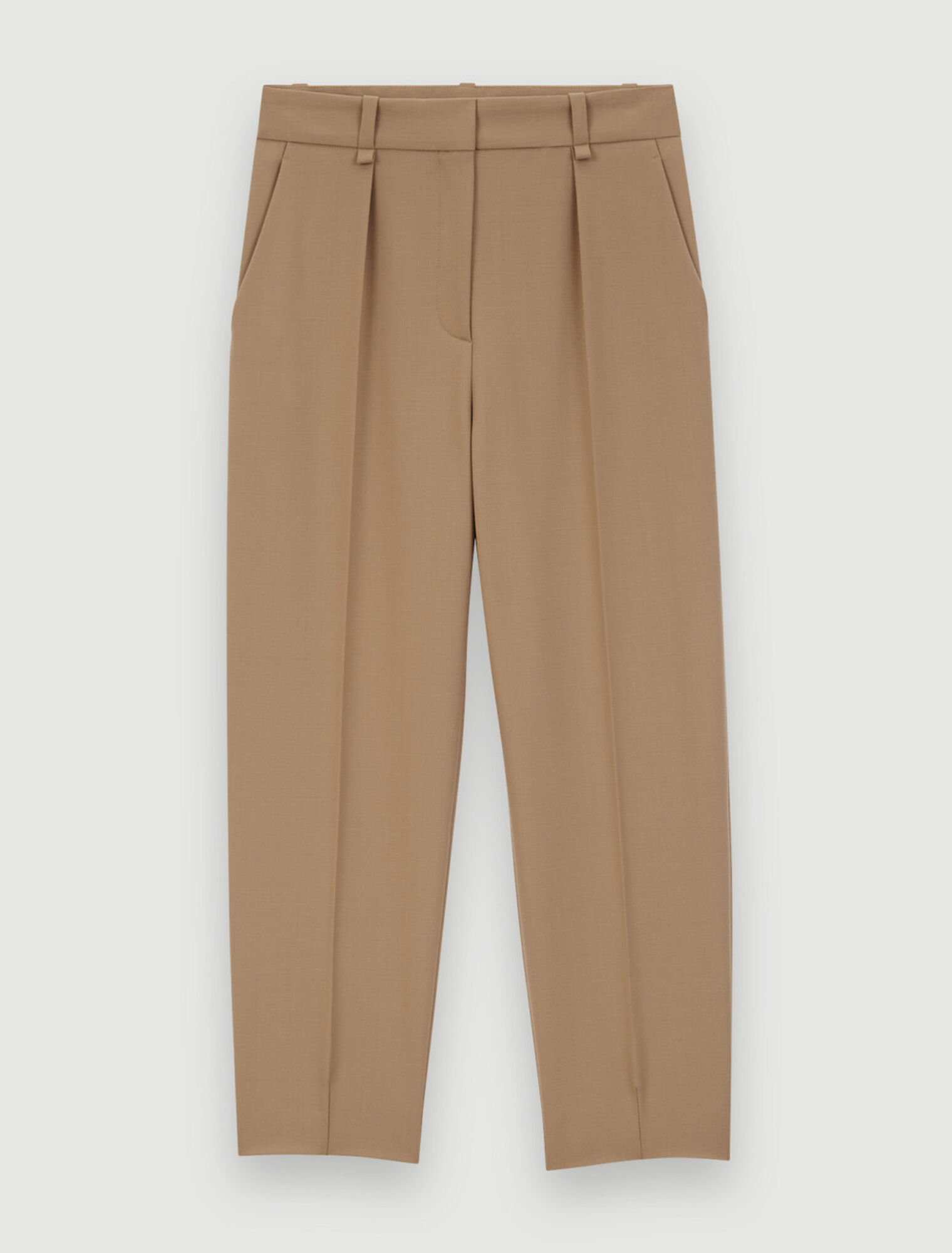 Pleated tailored pants