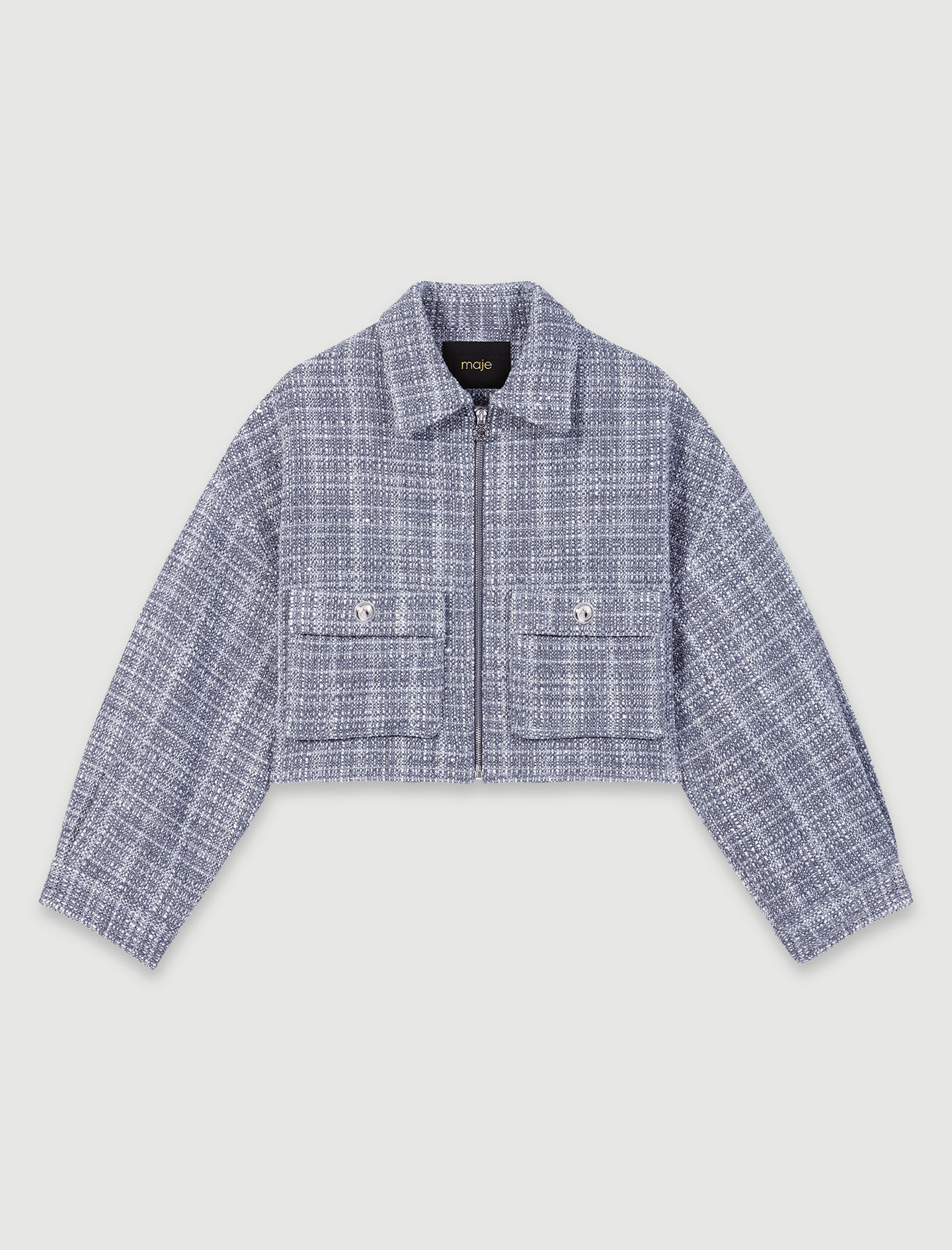 Veste maje tweed on sale