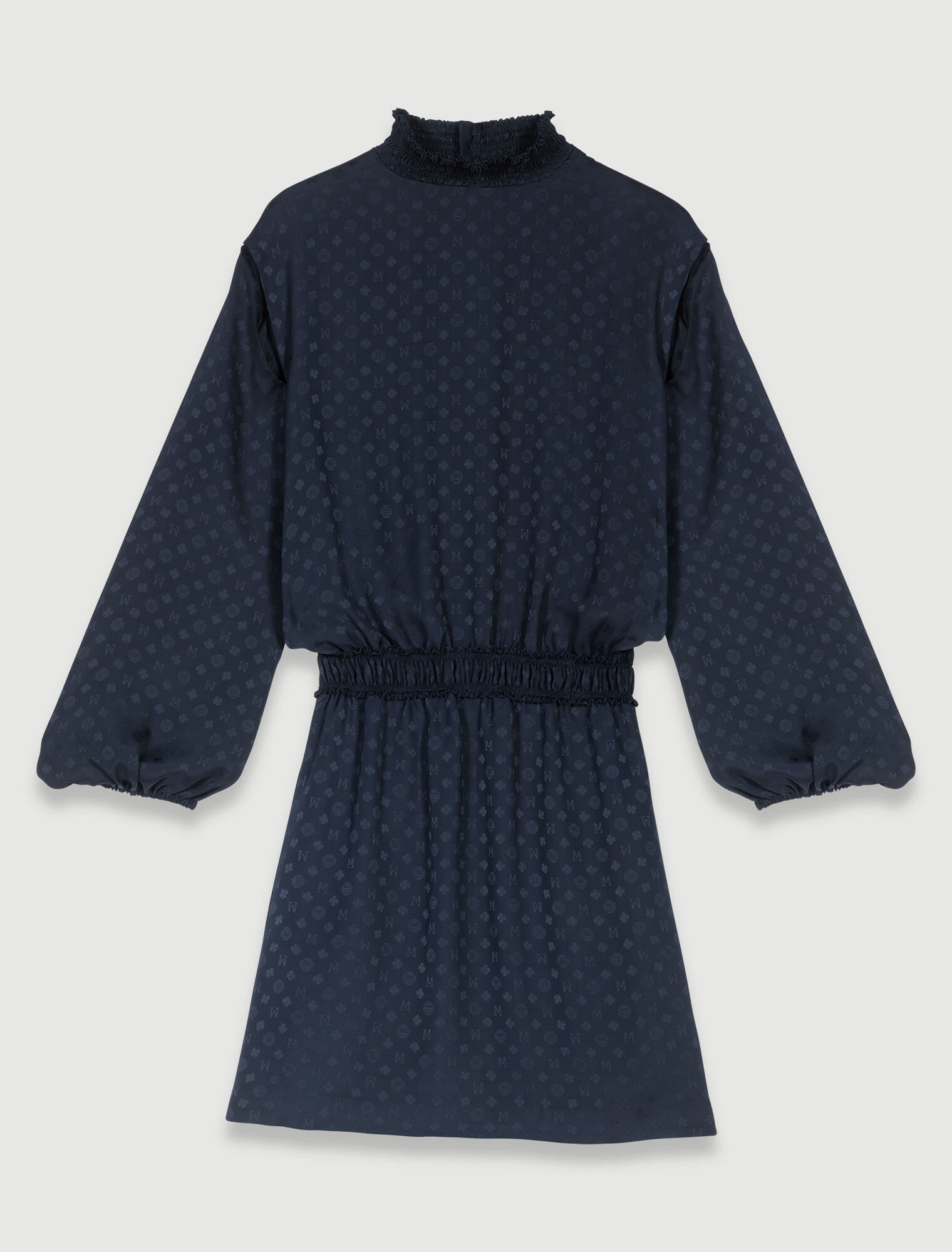 Short jacquard dress