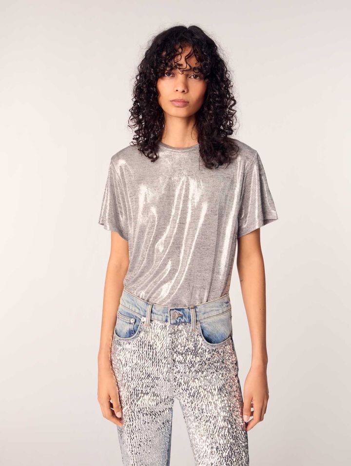 Metallic T-shirt
