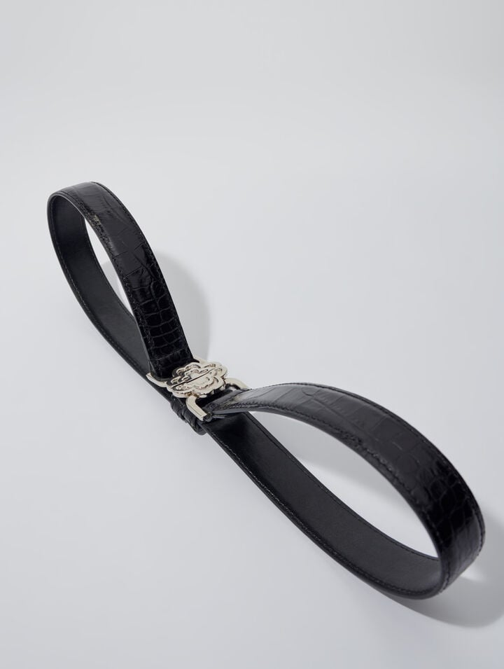 Clover buckle belt