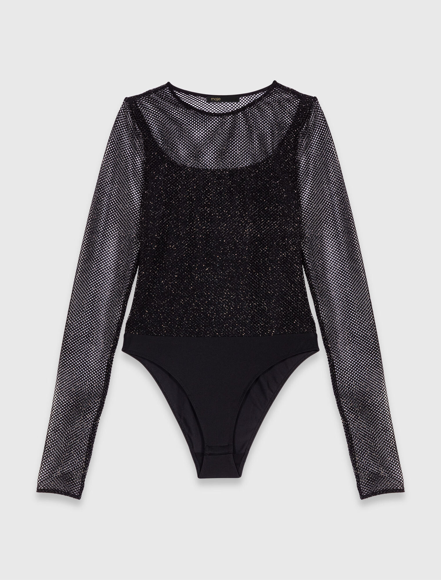 Jersey diamanté top