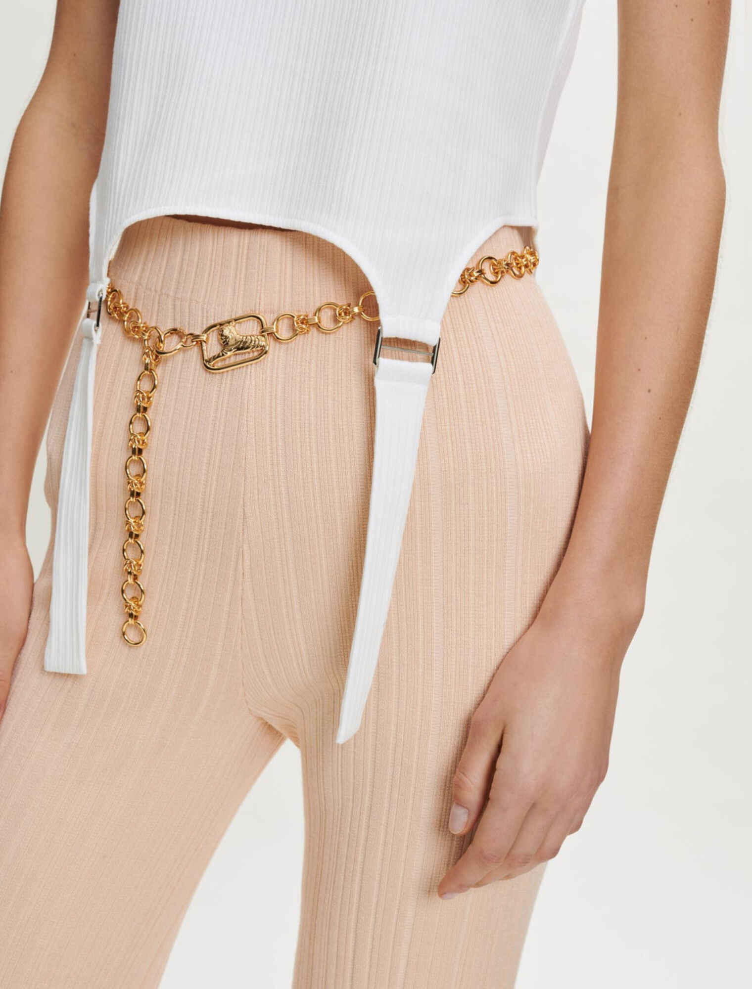 Lingerie detail tee-shirt
