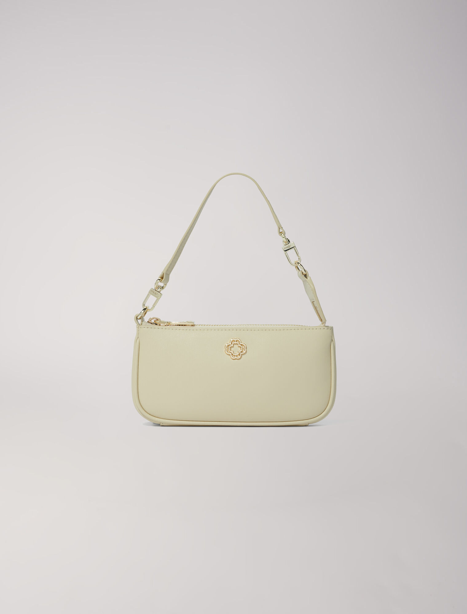 Small leather clutch bag
