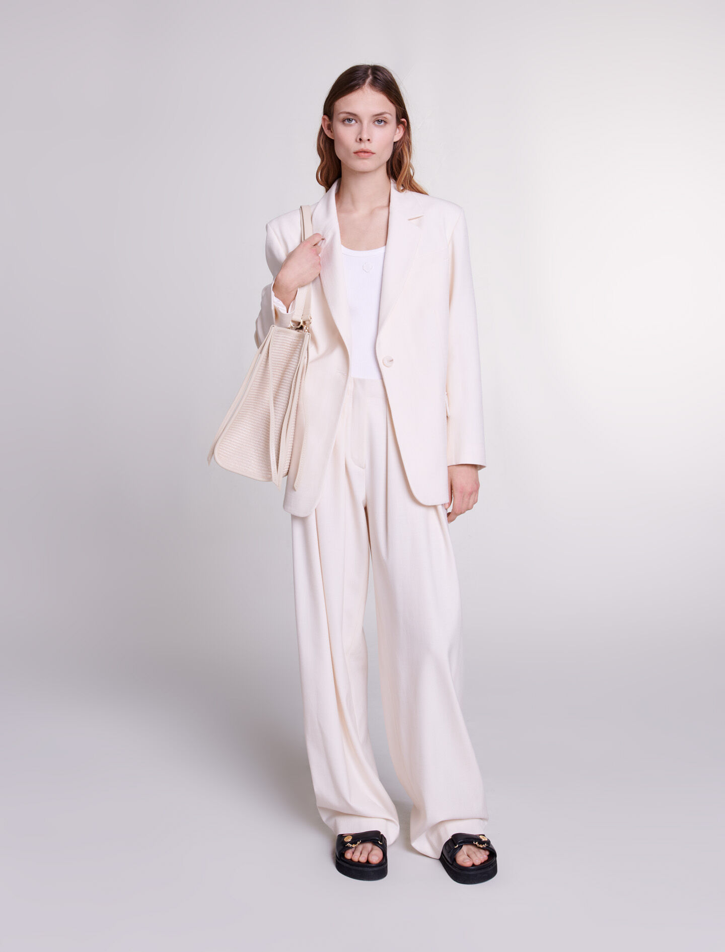 Maje jacket sale top