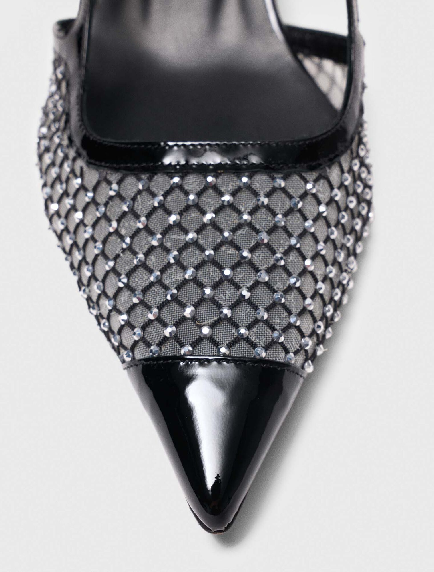 Rhinestone mesh pumps Rhinestone mesh pumps