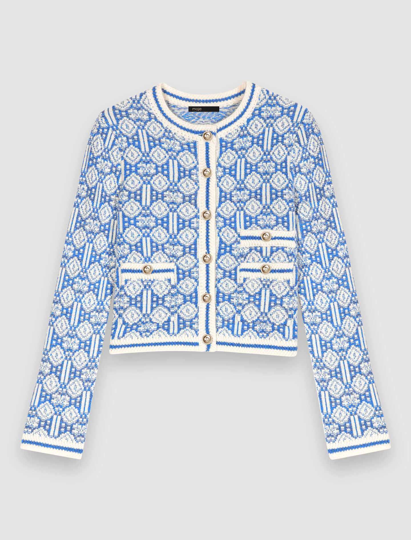 Jacquard cardigan