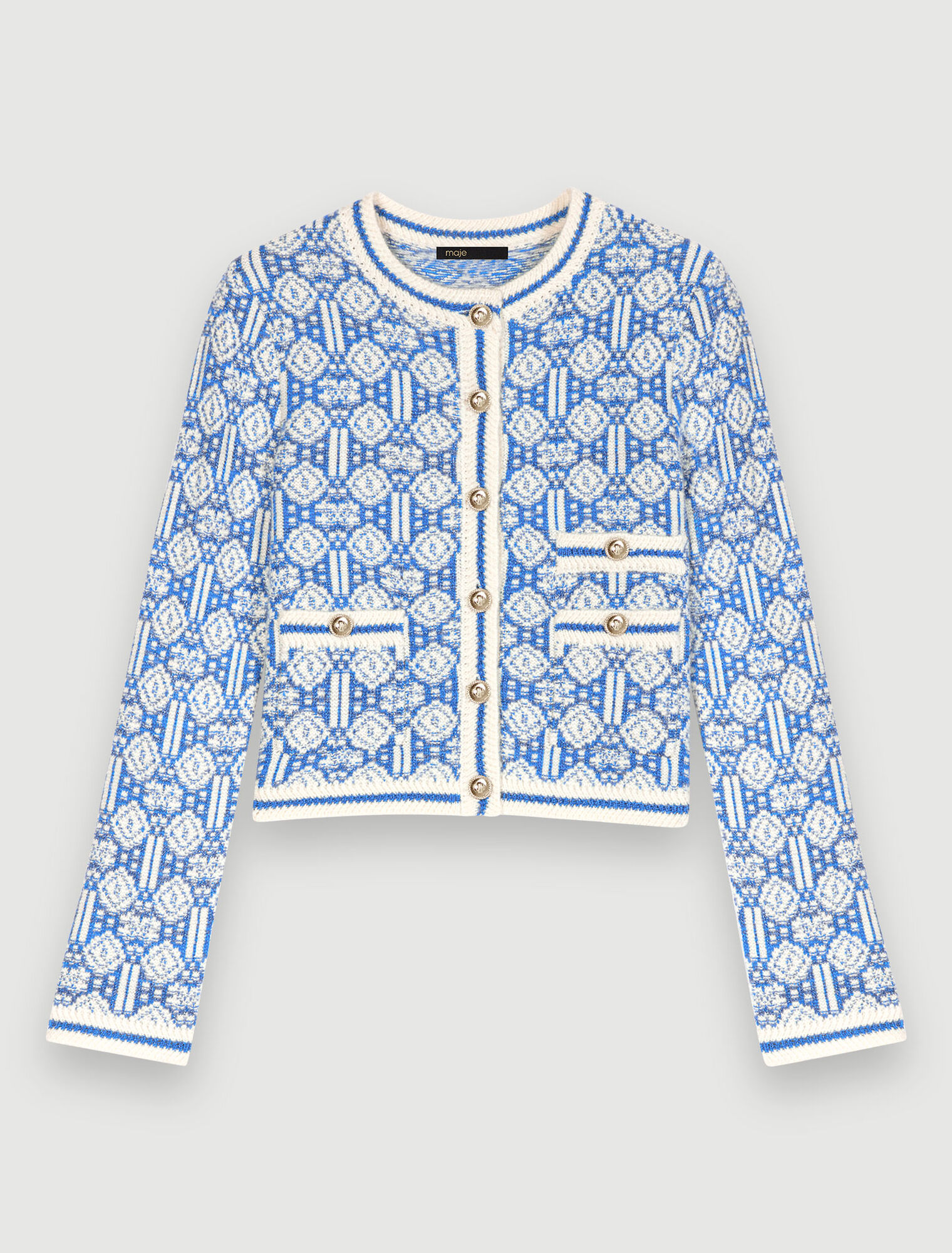 Jacquard cardigan