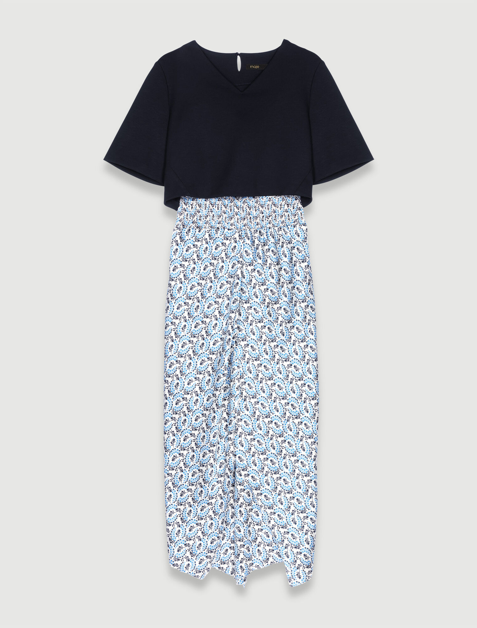 2-in-1 floral dress