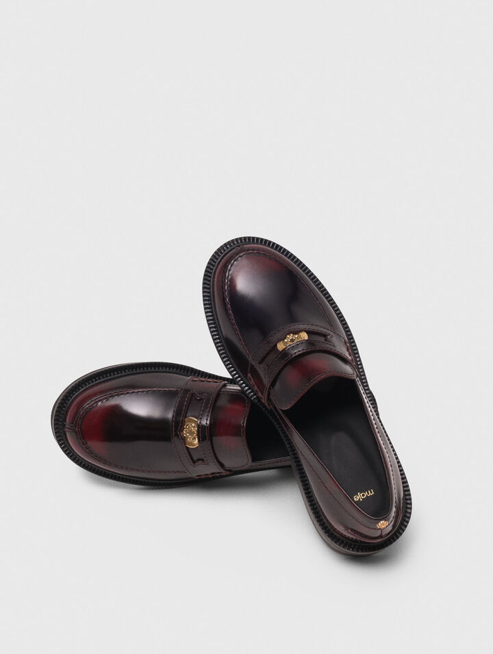 Leather loafers