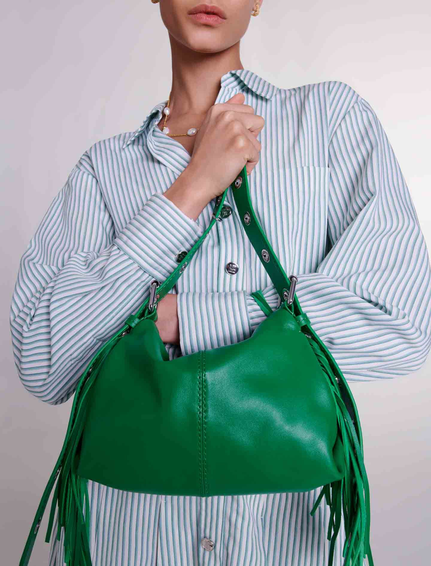 ★送料・関税込★I AM MARI★Milo striped shirt dress★ Linen striped shirt dress - Women | MANGO Kosovo