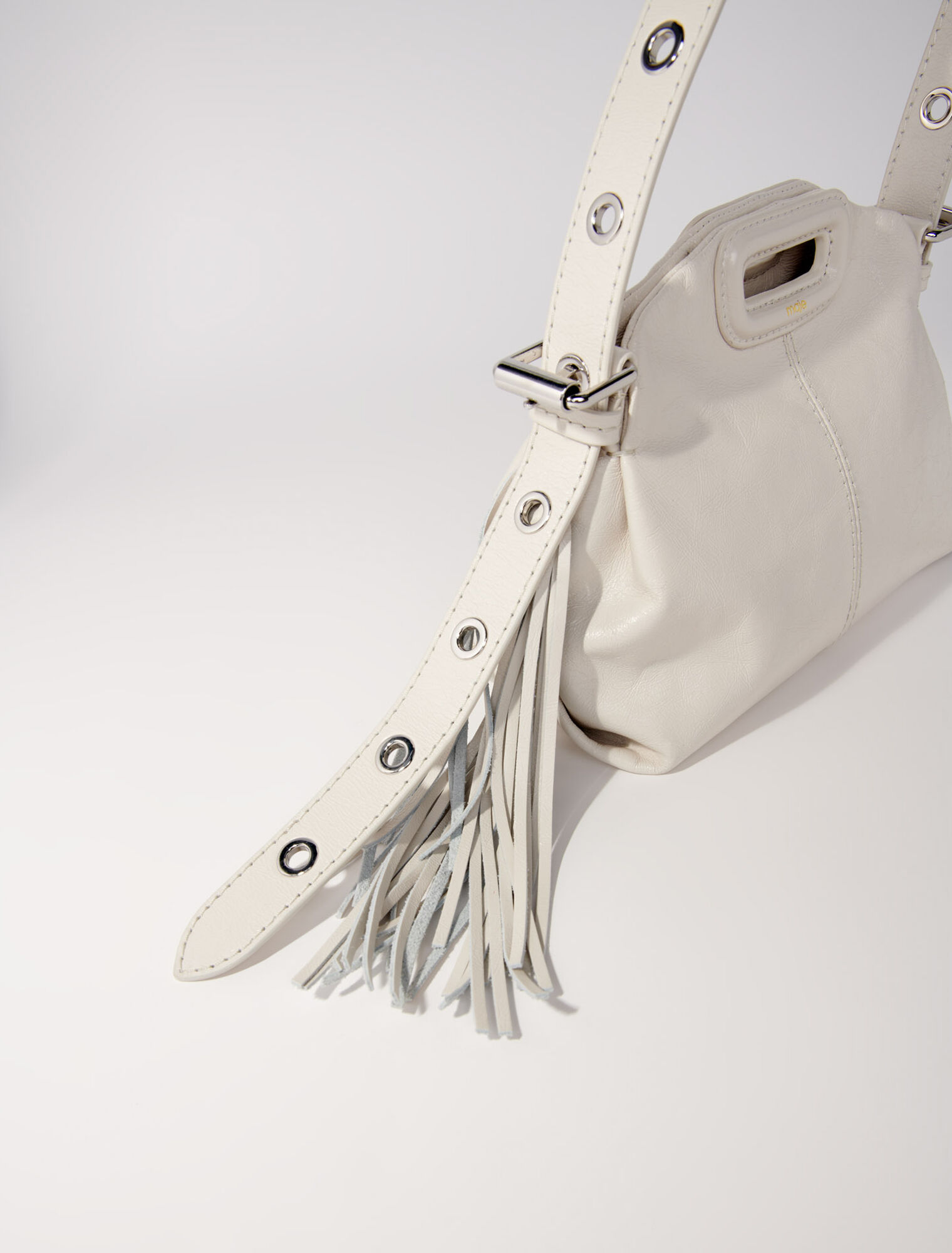 Crackle leather mini Miss M bag
