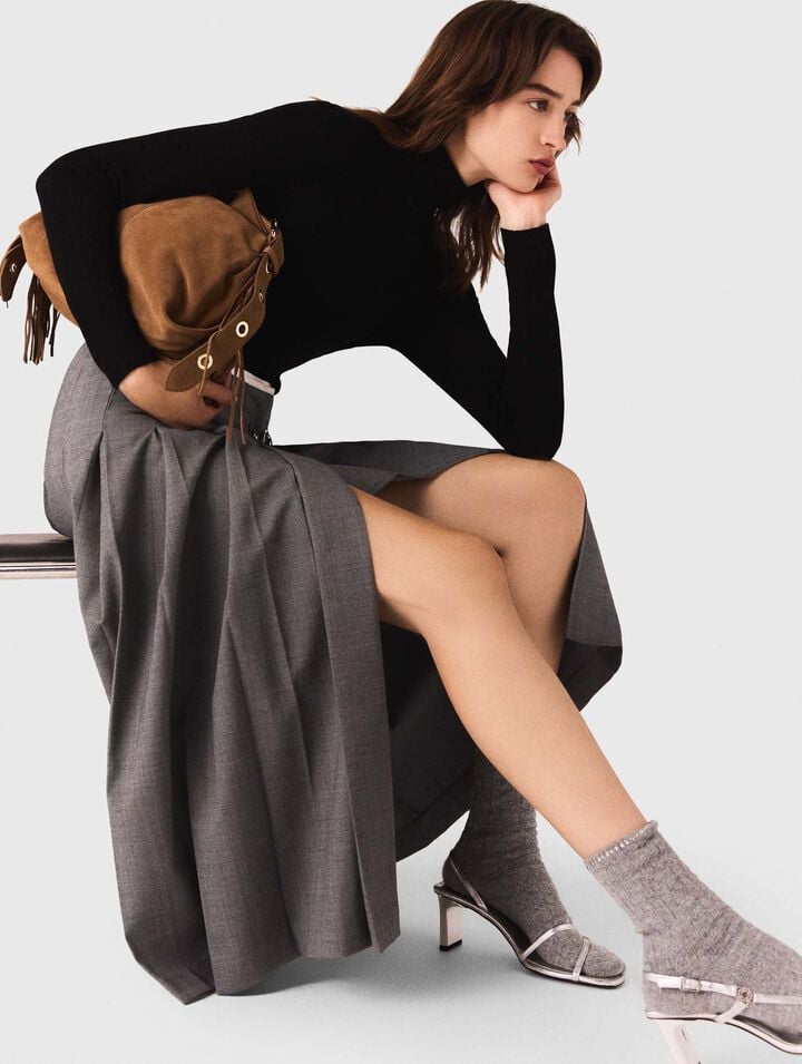 Long pleated skirt Long pleated skirt