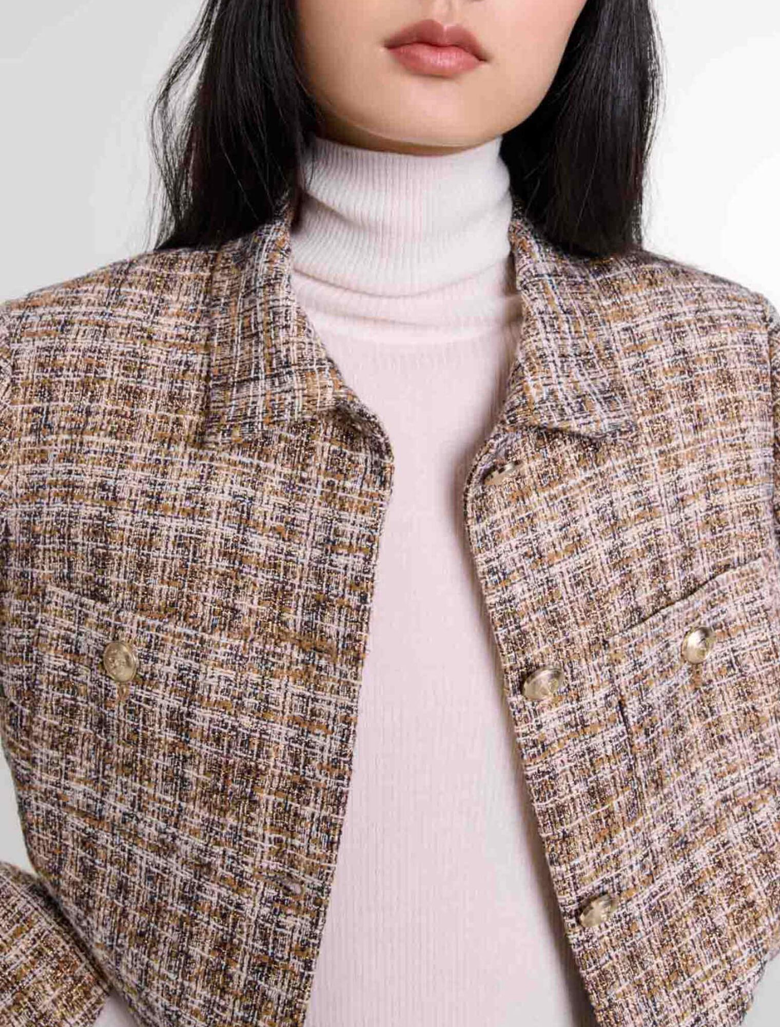 Short tweed jacket