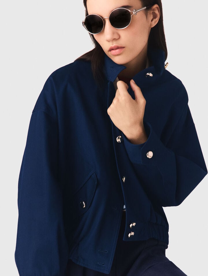 Cotton bomber jacket