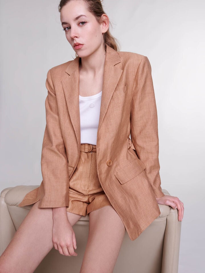 Linen suit jacket