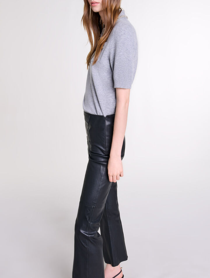 Leather trousers
