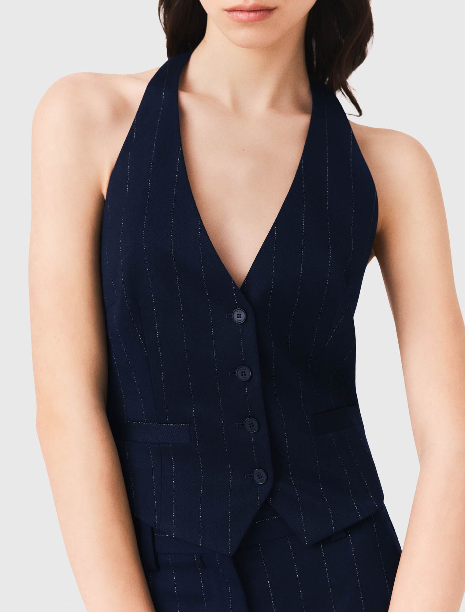 Tailored backless top