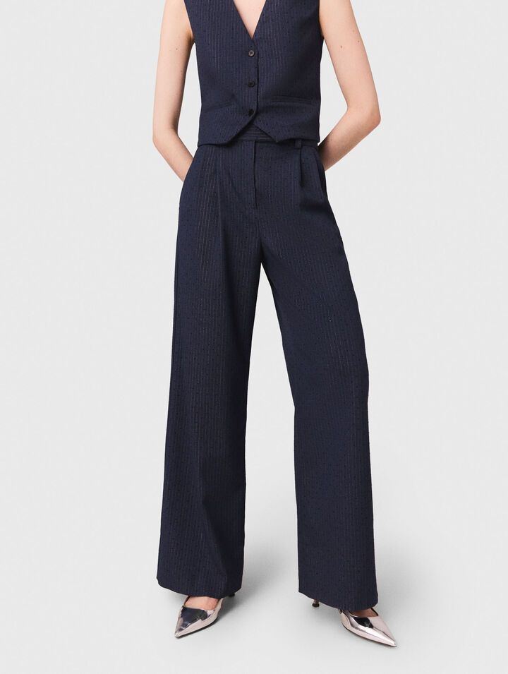 Rhinestone suit trousers