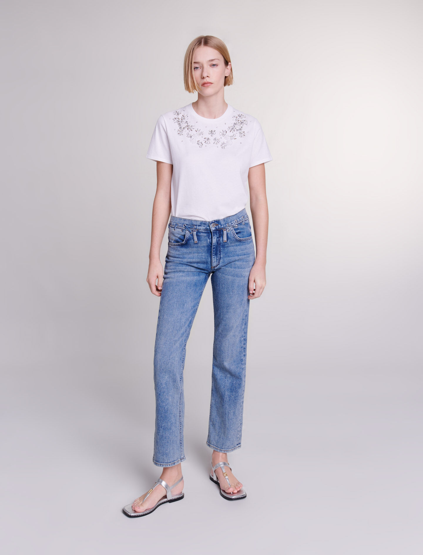 Rhinestone T-shirt