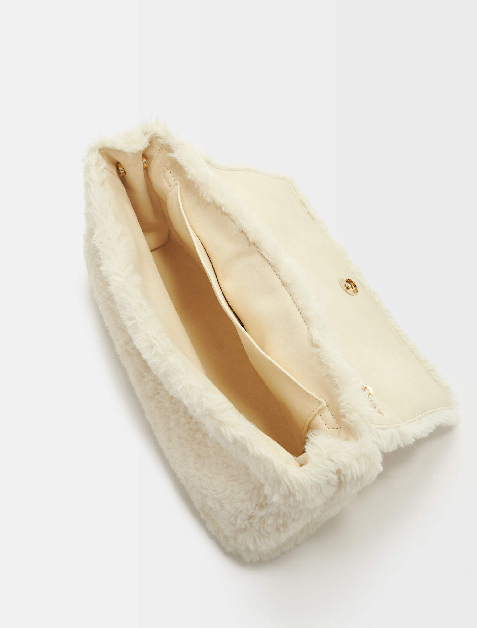 Sac Clover Maje en fausse fourrure